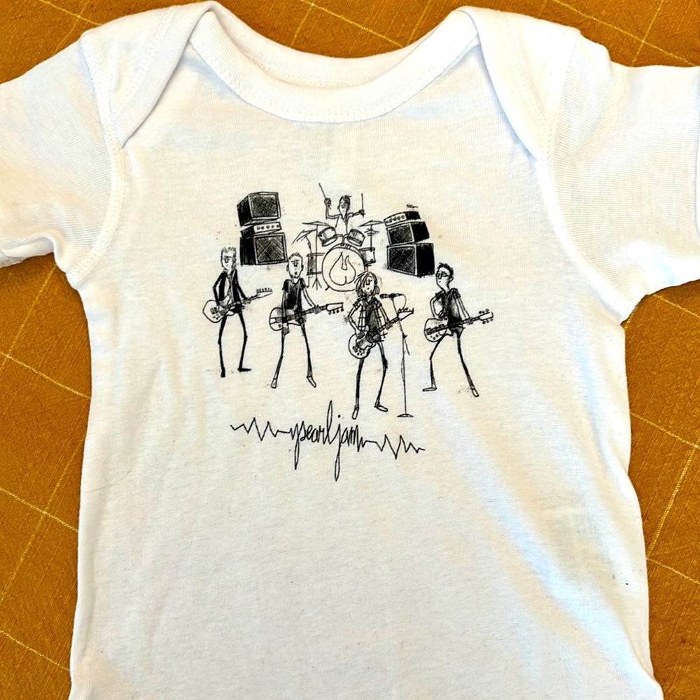 Pearl jam baby onesie
